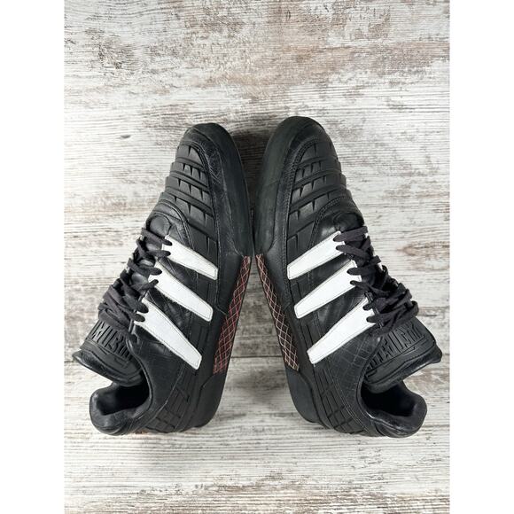 Men\'s Adidas Originals Predator OG Lifestyle Black Indoor Socer Shoes Sz 9 EUC!